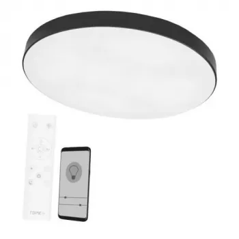 Griestu lampa Boston 2x48W D60RC LED melna