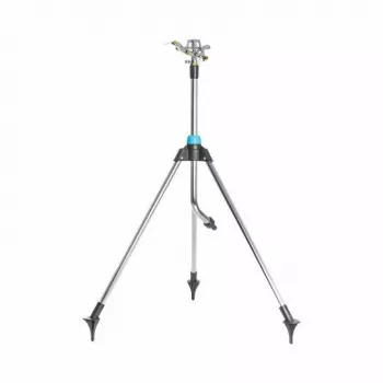 CELLFAST Pulse Sprinkler uz Statīva ar Regulējamu Sektoru 20°-360°, Segums līdz 450 m², Augstums 55-90 cm, 3/4 inch Savienojums, Misija Sprausla