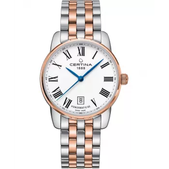 CERTINA DS Action Day-Date Automātiskais vīriešu pulkstenis 39mm divkrāsu nerūsējošais tērauds C034807220130