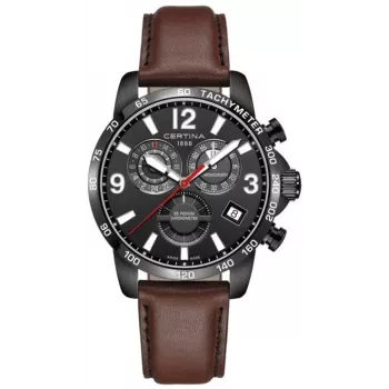 CERTINA DS Action Diver Automātiskais vīriešu pulkstenis 42mm Rožu zelta PVD Brūna ādas siksniņa C034654360570