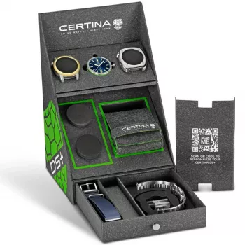 CERTINA DS Action Diver Automātiskais pulkstenis vīriešiem 43mm zils ciparnīca nerūsējošā tērauda Milānas sieta aproce C041407190410