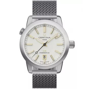 CERTINA DS Action Diver Vīriešu Automātiskais Pulkstenis 43mm Sudraba Ciparnīca Pelēka NATO Siksniņa C041407190310