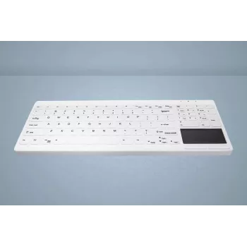 CHERRY Active Key MedicalKey AK-C7412 vadu USB tastatūra, vācu QWERTZ izkārtojums, balta, dezinficējama, IP68