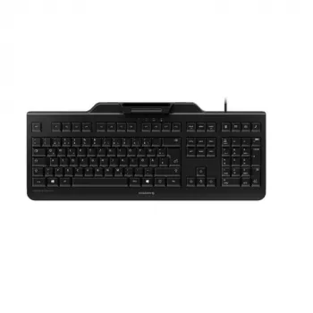 CHERRY SECURE BOARD 1.0 FRANCE tastatūra, franču AZERTY izkārtojums, vadu USB, melna