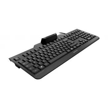 CHERRY SECURE BOARD 1.0 FRANCE tastatūra, franču AZERTY izkārtojums, vadu USB, melna