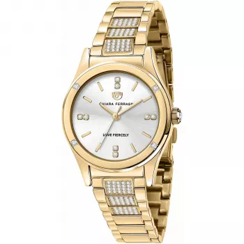 Chiara Ferragni Sieviešu pulkstenis R1953102506 32 mm Sudraba Nerūsējošais tērauds Milānas siets