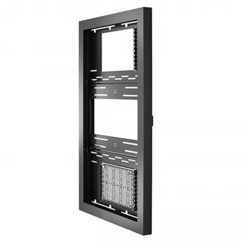 Chief LW Series Impact On-Wall Kiosk - Portrait - Enclosure - for LCD Display - Lockable - Black - Screen Size: 55 inch (139,7 cm)