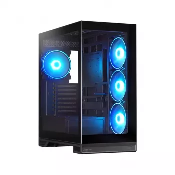 Chieftec Vista Max GX-30B-OP Mid Tower ATX korpuss ar 4x ARGB ventilatoriem un rūdītu stiklu, melns