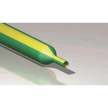 Cimco termiski saraukošā caurule 19,0/9,0 mm, 5 m, 2:1, plānsienu, zaļa/dzeltena, kaste 181646