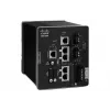 Cisco ISA 3000 industriālā drošības ierīce ar 2 vara un 2 optiskajiem portiem, 1 Gbps ugunsmūra caurlaidspēja, DIN sliedes montāža