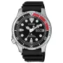 CITIZEN vīriešu automātiskais nirēju pulkstenis Citizen NY0085-19E 42mm melns ciparnīca melns gumijas siksniņa