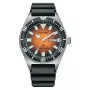 CITIZEN vīriešu automātiskais pulkstenis NY0120-01Z 41mm oranžs ciparnīcas poluretāna siksniņa