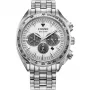 CITIZEN vīriešu Eco-Drive hronogrāfa nerūsējošā tērauda pulkstenis CA4540-54A 43mm