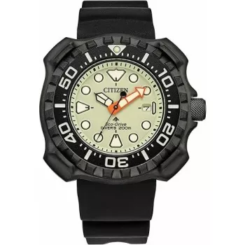 CITIZEN Eco-Drive Nirnēja Pulkstenis BN0227-25X 47mm Melns Jonizēts Nerūsējošais Tērauds un Poliuretāna Siksniņa