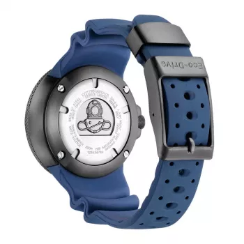 CITIZEN vīriešu Eco-Drive niršanas pulkstenis BJ8055-04E 48mm melns ciparnīca melna uretāna siksniņa