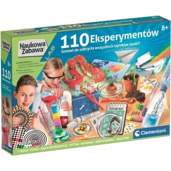 Clementoni 110 eksperimentu zinātnes komplekts