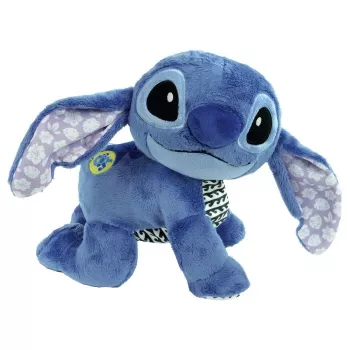 Clementoni Disney Baby Stitch We Crawl Together Mīkstā rotaļlieta, zila, 25 cm, no dzimšanas