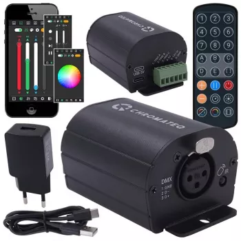 CLUB 3D CHROMATEQ CLUB 512 DMX Controller Interface + Remote Control