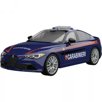 Cobi Alfa Romeo Giulia Quadrifoglio Carabinieri Būvēšanas Bloku Komplekts 1:35