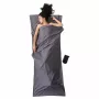 Cocoon CT44 Light Travel Sleeping Bag Liner – Taisnstūra, 220 x 90 cm, 100% Kokvilna, Pelēks (Elephant Grey)