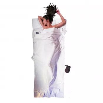Cocoon ECT13 Light Travel Sleeping Bag Liner, Taisnstūra, 220 x 90 cm, 100% Kokvilna, Dabīga
