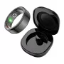 COLMI R02 viedais gredzens 10. izmērs 19.8 mm Melns ar uzlādes futrāli