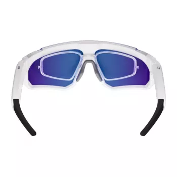COLMI V06 AI White Sports Sunglasses ar zilām lēcām