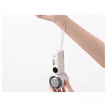 CONCEPTRONIC Turbo rokas ventilators ar dzesēšanas plāksni, krēmkrāsā