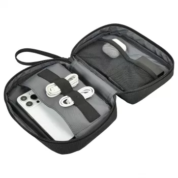 CONCEPTRONIC UMBRIX01B Tehnikas aksesuāru organizatora soma Melna
