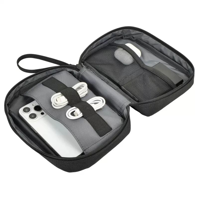 CONCEPTRONIC UMBRIX01B Tehnikas aksesuāru organizatora soma Melna