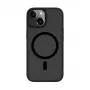 Connect Apple iPhone 15 hibrīda maciņš ar magnētu, PC+TPU, melns