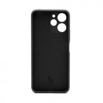 Connect Xiaomi Redmi 12 / Redmi 12 5G Premium kvalitātes mīksta silikona maciņš melns