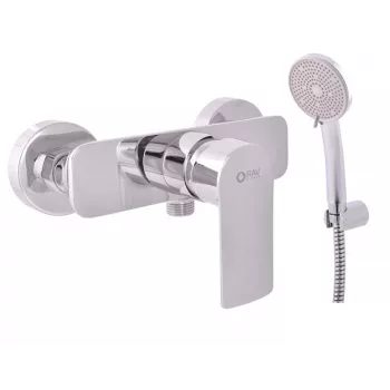 CONTIPRO Dušas sviras maisītājs DVT481.5/1 hromēts, sienas stiprinājums, misiņš, ar keramikas kārtridžu, G 1/2 inch izvads, 150 mm attālums starp ieejām