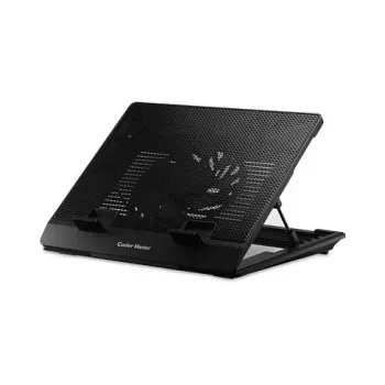 Cooler Master NotePal ErgoStand L datora dzesēšanas paliktnis ar 230 mm ventilatoru un 4 portu USB centrmezglu, melns