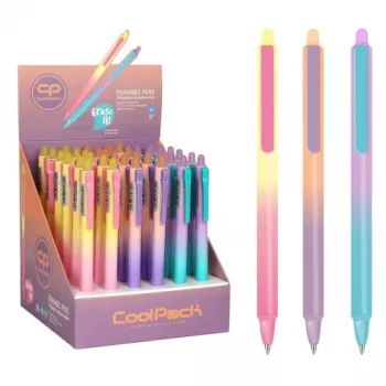 COOLPACK Gradient Light 0,5 mm melnas tintes ievelkamā dzēšamā pildspalva