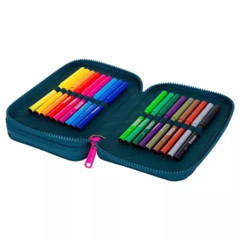 CoolPack Jumper 2 Sunny Day Double Decker Skolas Penālis ar Piederumiem