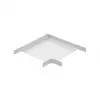 CORNER RS90-60-300 M Stūra elements Pipelife RS90 kanālu sistēmai, 90° leņķis, 300 mm rokas, pelēks PVC
