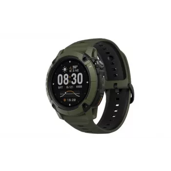 Coros Nomad Smartwatch – Green, 1.3 inch Memory-in-Pixel LCD, Titanium Alloy Case, Sapphire Glass, Dual-Frequency GPS, 5 ATM Water Resistance, 30-Day Battery Life