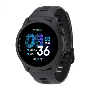 COROS PACE 4 GPS sporta pulkstenis, silikona, melns
