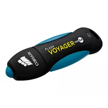 CORSAIR Flash Voyager 256GB USB-A 3.2 Gen 1 zibatmiņa (melnā/zilā)