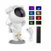 CP 3D Astronaut 360° Rotējoša Galva Zvaigžņu Debess & Miglāja Projektors Ar Tālvadību Balts