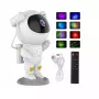 CP 3D Astronaut 360° Rotējoša Galva Zvaigžņu Debess & Miglāja Projektors Ar Tālvadību Balts