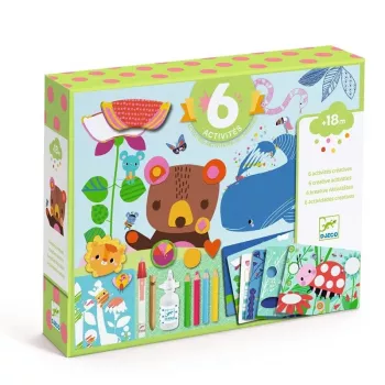 Djeco Creative Mouse and Friends Kolāžas Komplekts