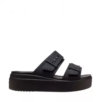 Crocs Brooklyn Low Wedge Sandales Women's Black EU 38-39