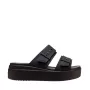 Crocs Brooklyn Low Wedge Sandales Women's Black EU 38-39