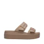 Crocs Brooklyn Low sieviešu bēšas platformas sandales 207431 2Q9 38-39
