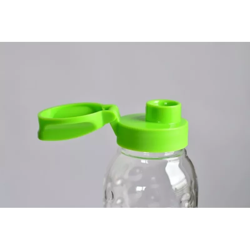 Curver Dots pudele 0,45L caurspīdīga/zaļa
