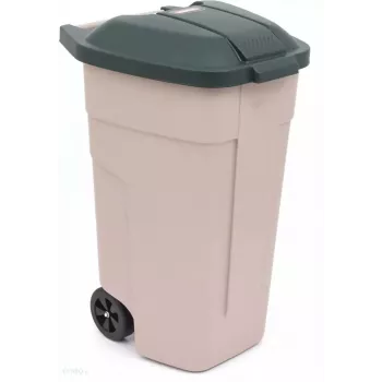Curver Infinity Rattan Style 110 L taisnstūra veļas grozs bēšā krāsā