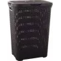 Curver Style 144873 veļas grozs 60 L kvadrātveida, rotangpalmas brūns