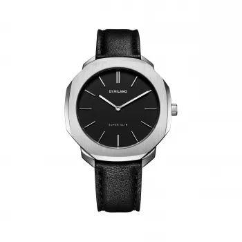 D1 Milano SSLL01 Ultra Thin 36mm Pulkstenis Vīriešiem - Sudraba Nerūsējošais Tērauds